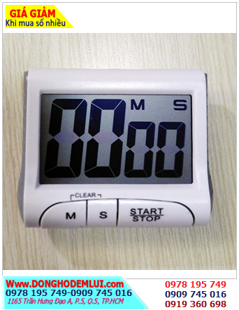 TIMER BGWM101, Đồng hồ hẹn giờ đếm Lùi và đếm tiến 01 kênh - cài đặt 100phút Timer BGWM101 (Vỏ trắng)